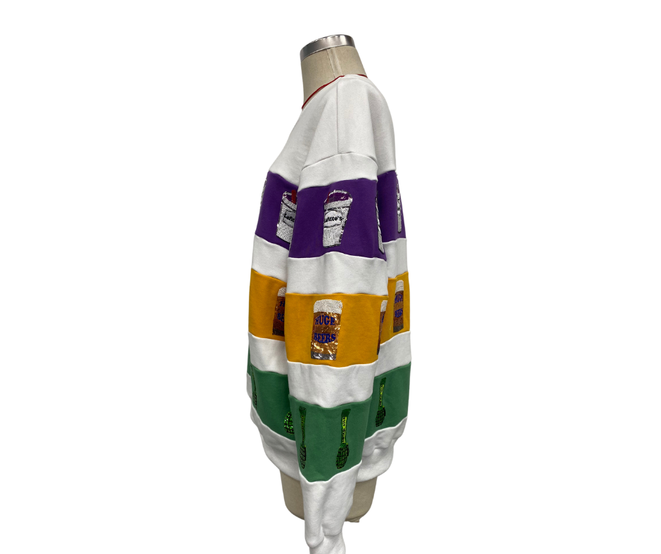 Drinks of NOLA Mardi Gras Sweatshirt (Adult)