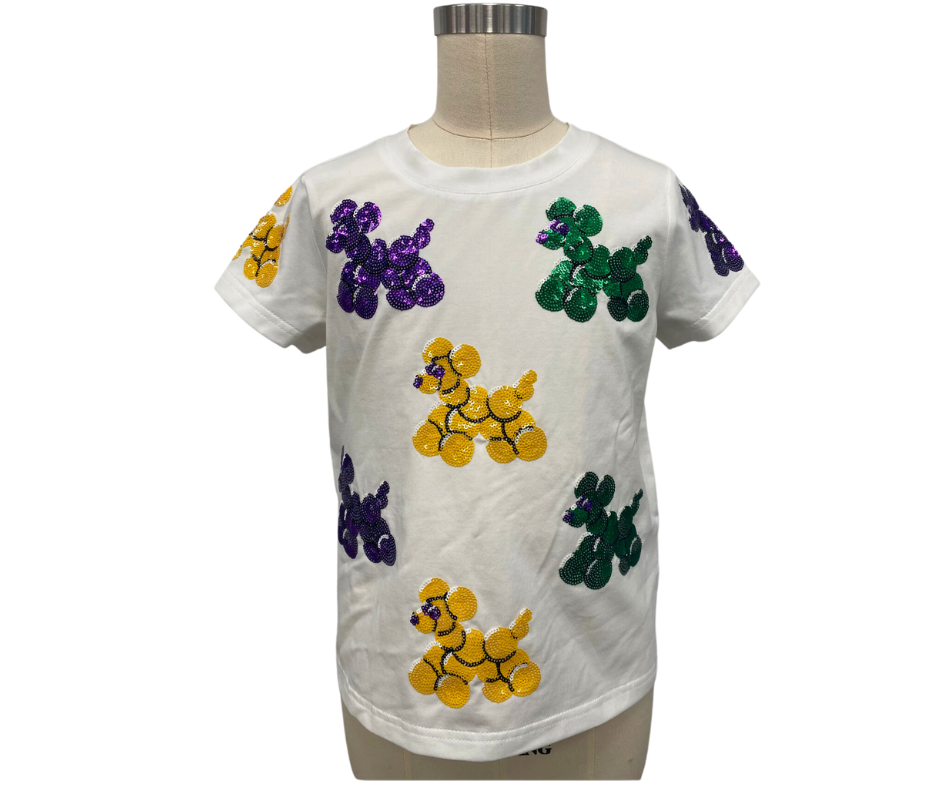 Mardi Gras Bead Dogs - Kids