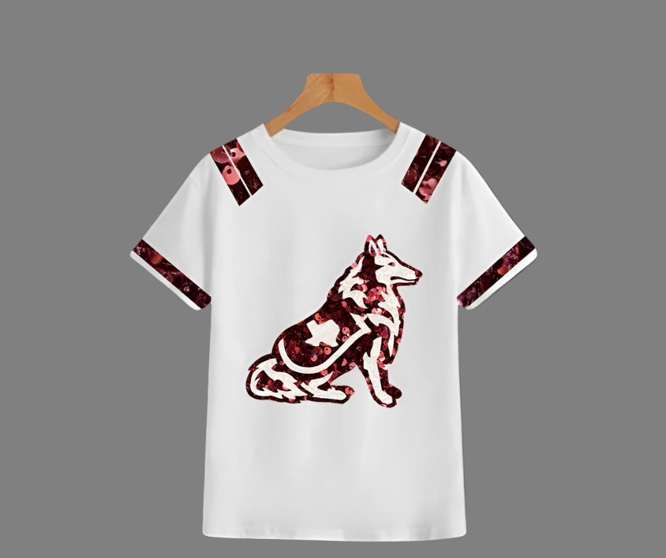 Maroon and White