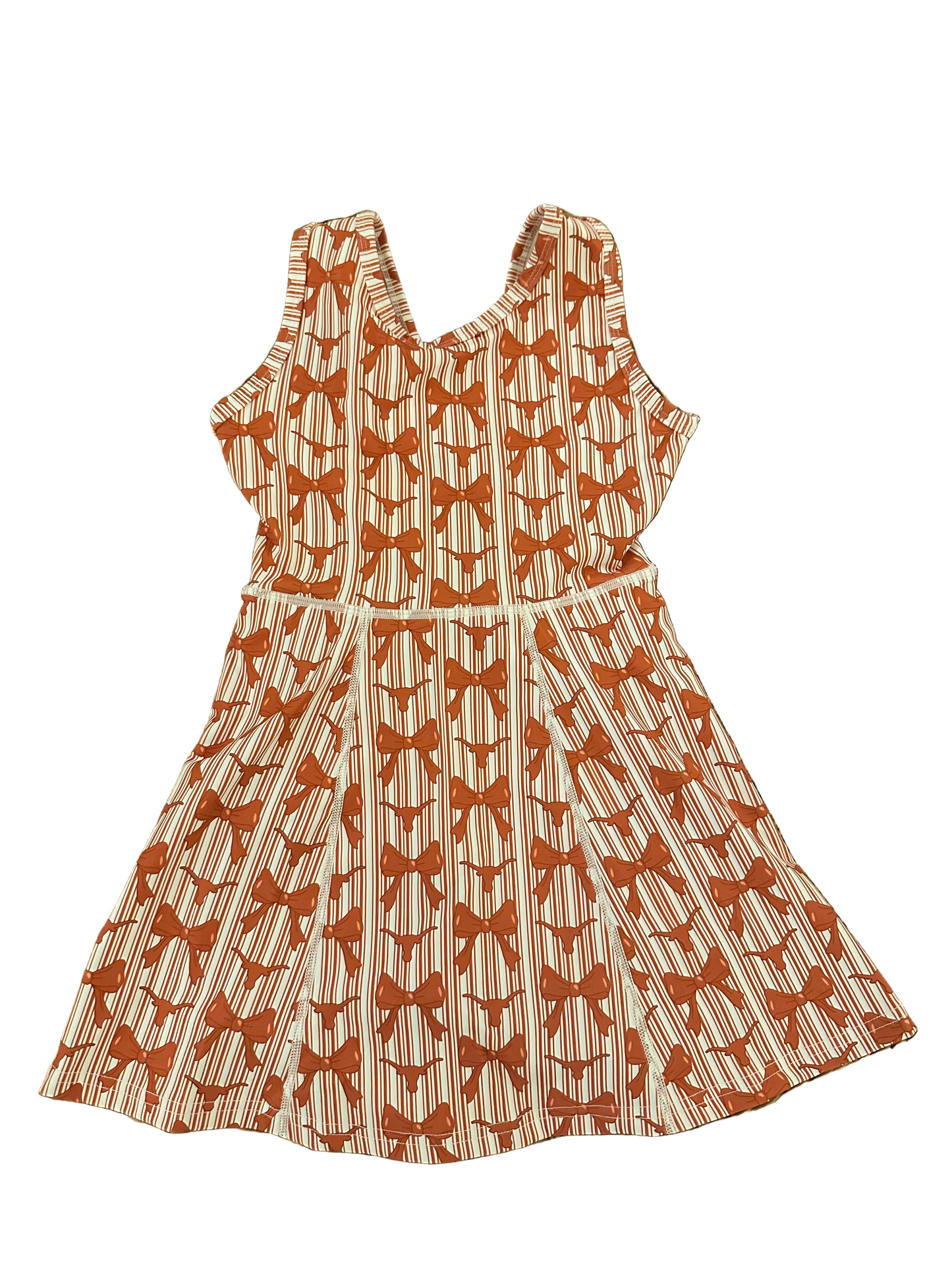 Texas Bow Back Athletic Dress