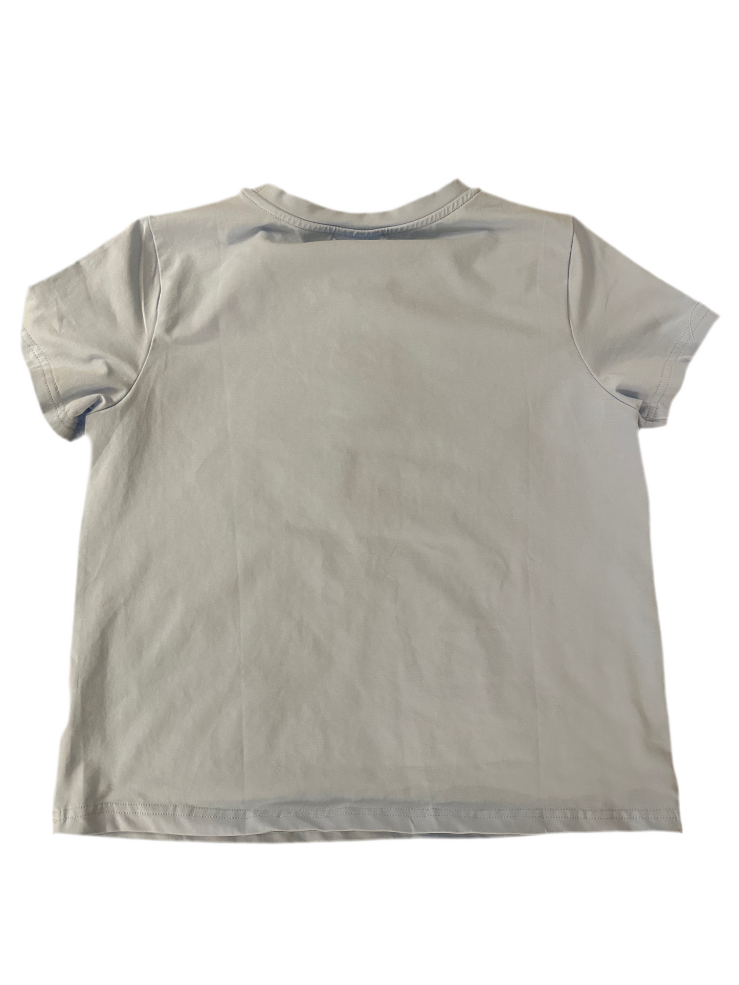 St. Anthony of Padua Sequin Dolphin Spirit Shirt - Light Blue - Adult