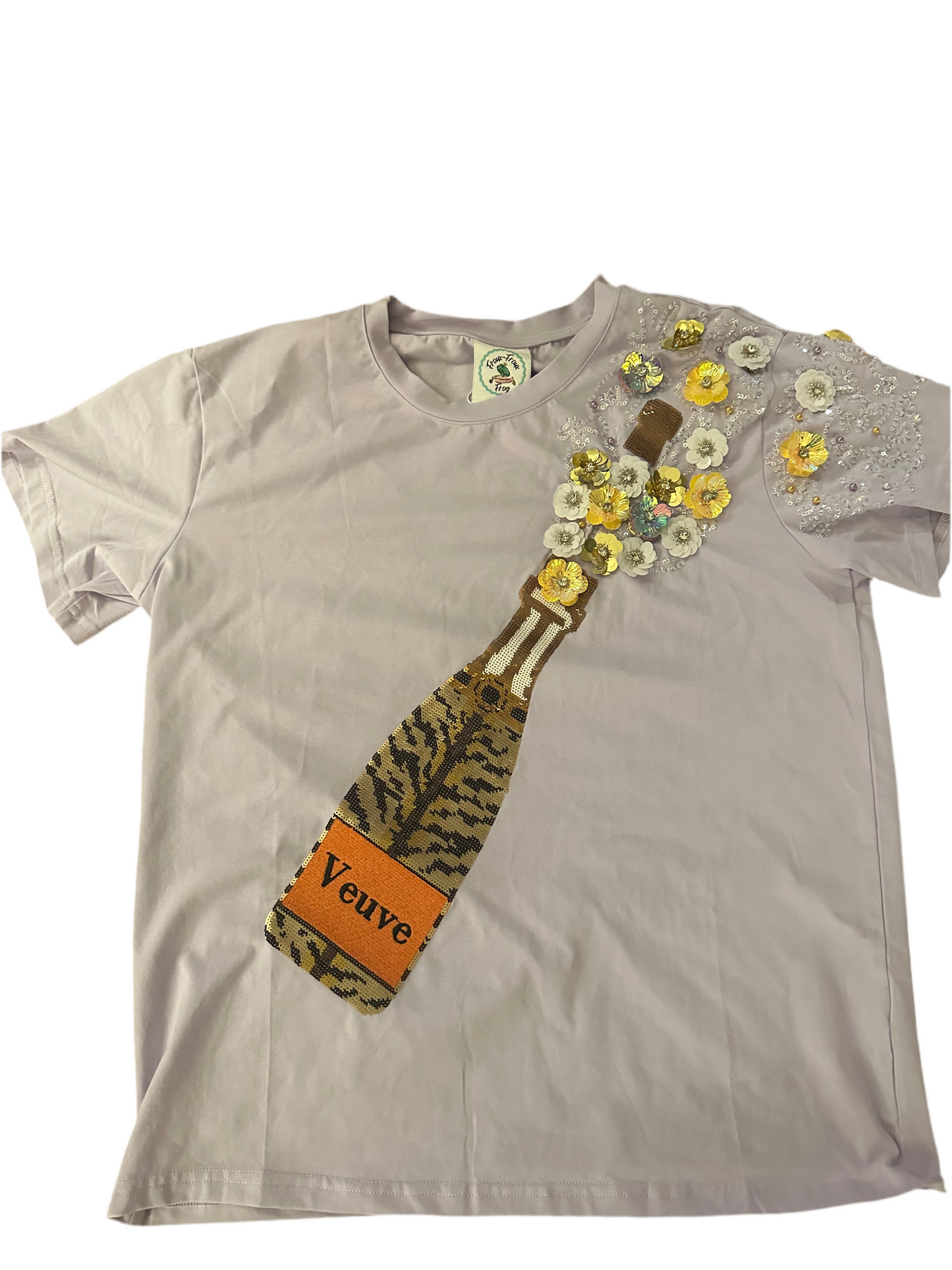 Tiger Print Champagne Shirt