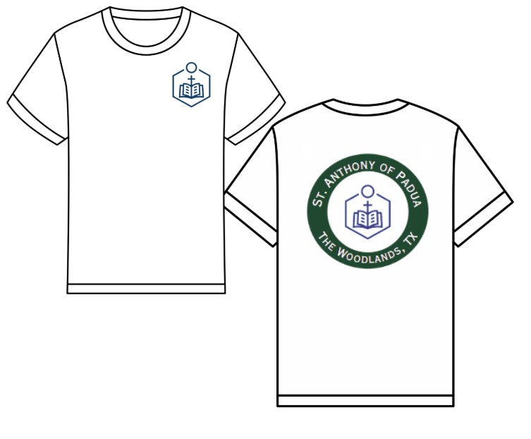 Dry-Fit St. Anthony Circle Crest Spirit Shirt- Boy's