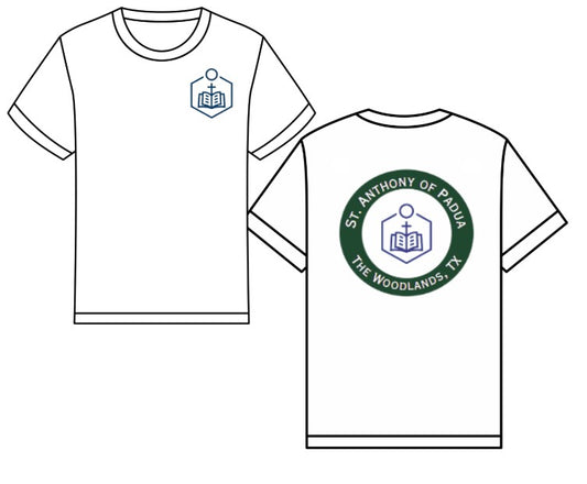 Dry-Fit St. Anthony Circle Crest Spirit Shirt- Boy's