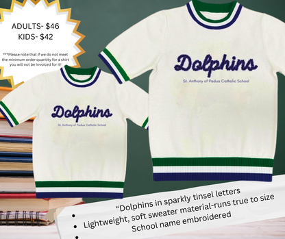 St Anthony Dolphins Tinsel Top