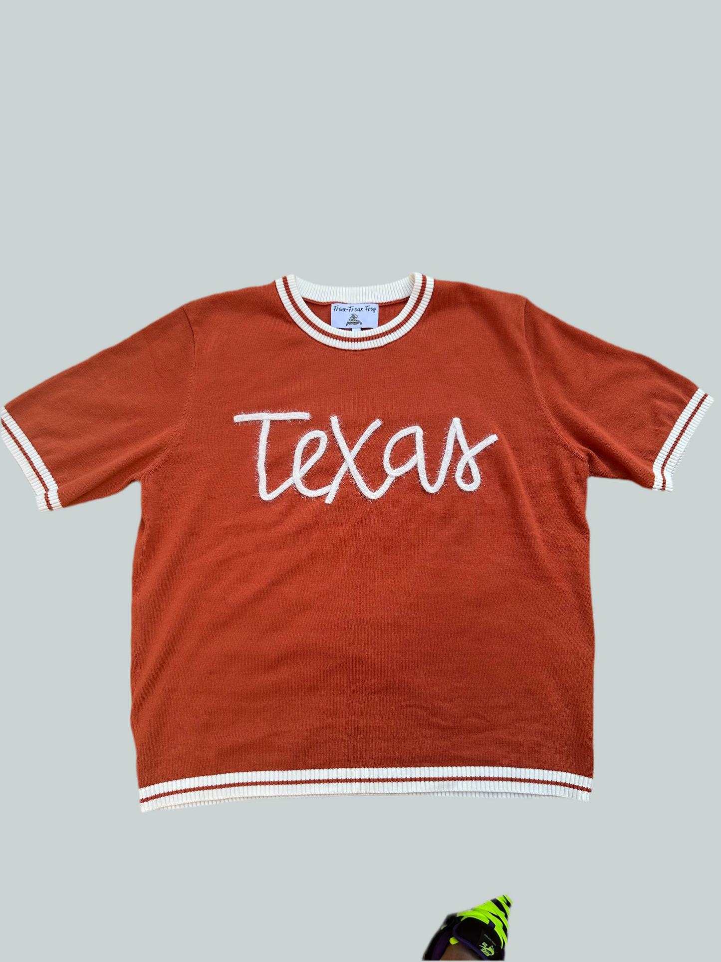 Texas Script Tinsel Top