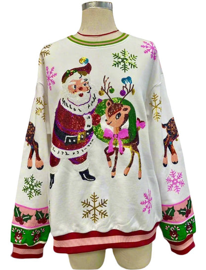 Retro Santa Sweatshirt (Pre-Order)