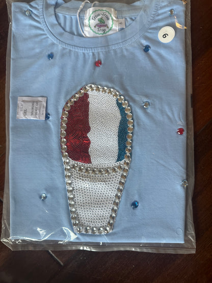 Red,White, and Blue Patriotic Snow Cone Shirt