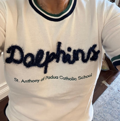 St Anthony Dolphins Tinsel Top