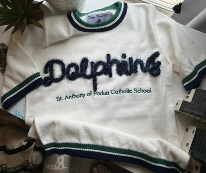 St Anthony Dolphins Tinsel Top