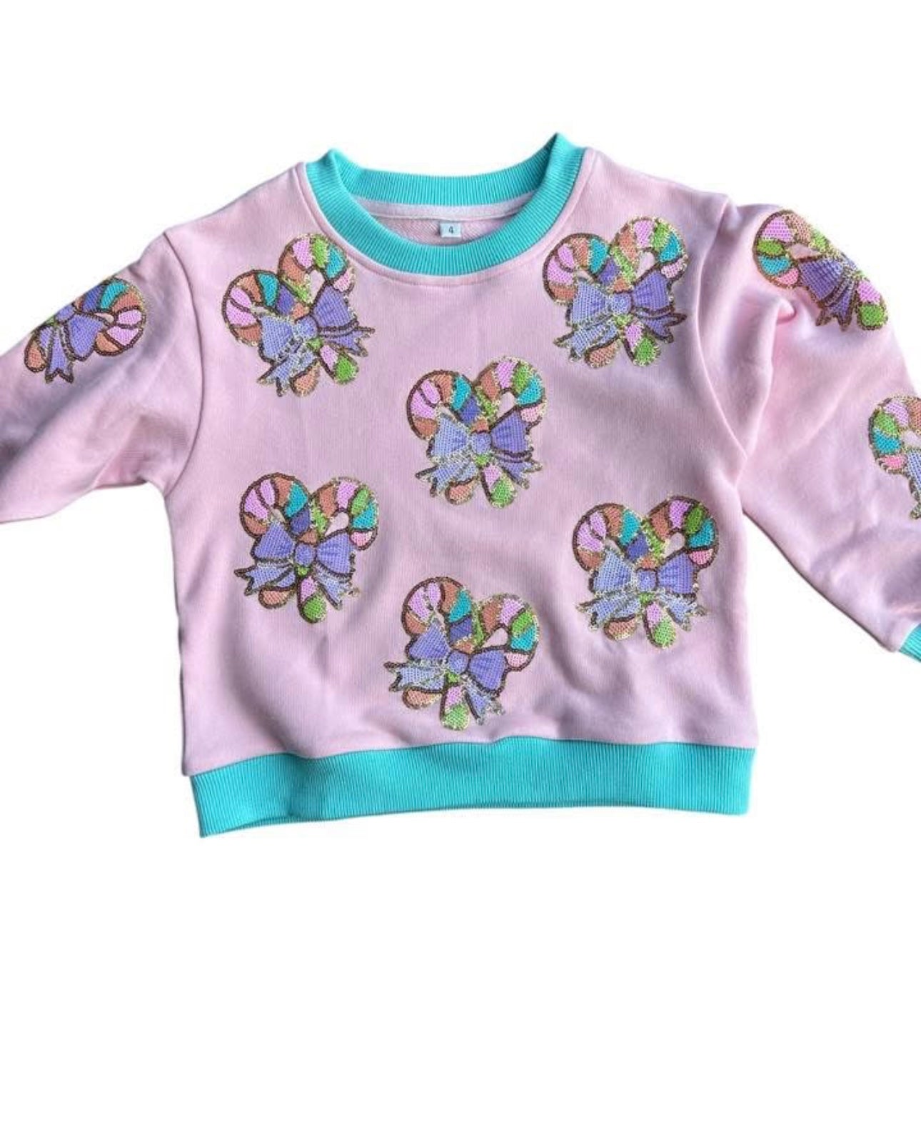 Candy Cane Sweatshirt - Mommy & Me - Adult