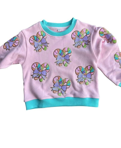 Candy Cane Sweatshirt - Mommy & Me - Adult