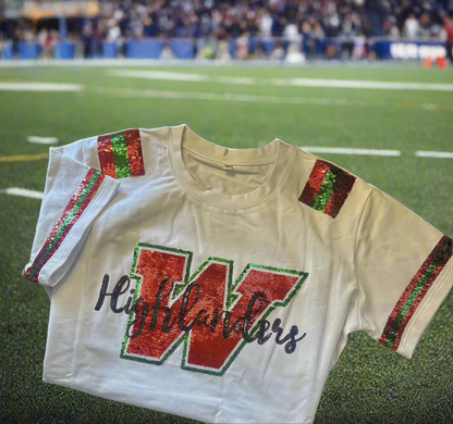 TWHS 'W'  Highlanders Tee