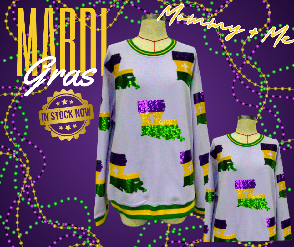 Louisiana State Mardi Gras (Mommy + Me)
