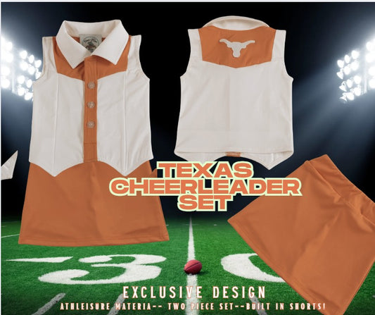 Texas Cheerleader Set - Exclusive Design! (Pre-Order)